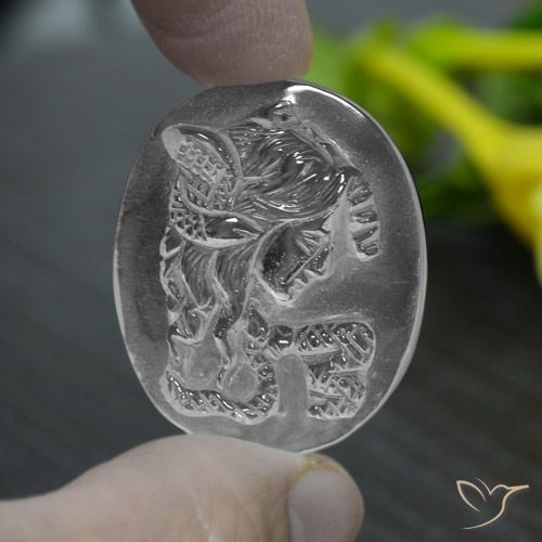 42.08ct Natürlicher Klares Weiß Quarz, Oval, Transparent