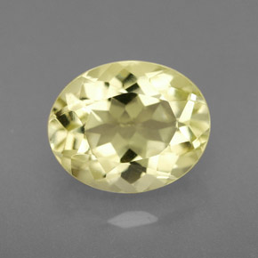 3,05 ctw natürlicher gelber Quarz, Oval Schliff, VVS