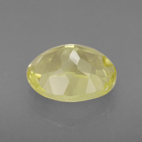 3,05 ctw natürlicher gelber Quarz, Oval Schliff, VVS