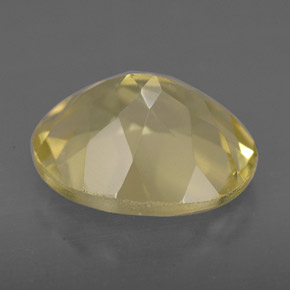 3,35 ctw natürlicher gelber Quarz, Oval Schliff, VVS-VS