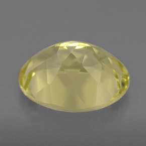 3,26 ctw natürlicher gelber Quarz, Oval Schliff, VVS-VS