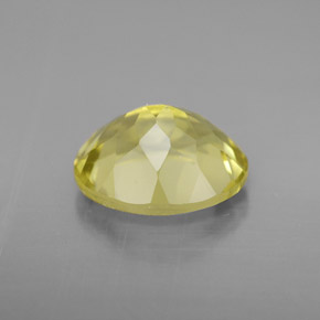 3,55 ctw natürlicher gelber Quarz, Oval Schliff, VVS