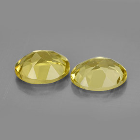  ct natürliche gelber Quarz-Edelsteine, Oval Schliff, VVS