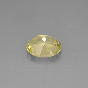 3,29 ctw natürlicher gelber Quarz, Oval Schliff, VVS