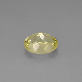 3,86 ctw natürlicher gelber Quarz, Oval Schliff, VVS