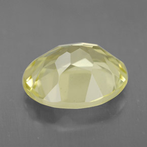 3,05 ctw natürlicher gelber Quarz, Oval Schliff, VVS