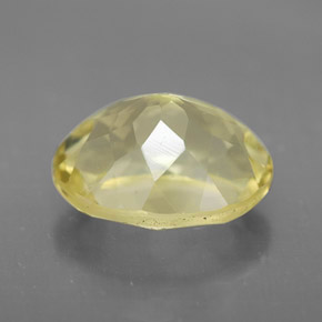 3,60 ctw natürlicher gelber Quarz, Oval Schliff, VVS