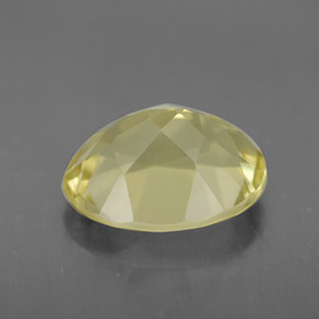 3,10 ctw natürlicher gelber Quarz, Oval Schliff, VVS