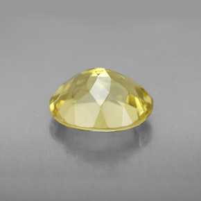3,26 ctw natürlicher gelber Quarz, Oval Schliff, VVS