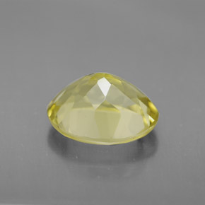 3,47 ctw natürlicher gelber Quarz, Oval Schliff, VVS