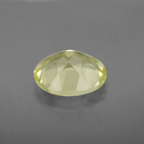 3,28 ctw natürlicher gelber Quarz, Oval Schliff, VS