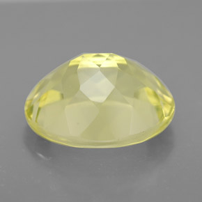 3,68 ctw natürlicher gelber Quarz, Oval Schliff, VVS