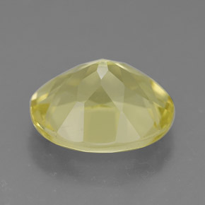3,52 ctw natürlicher gelber Quarz, Oval Schliff, VVS