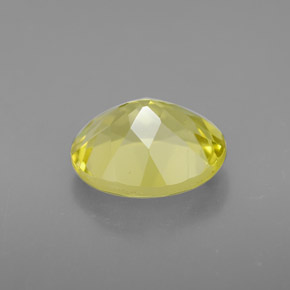 3,34 ctw natürlicher gelber Quarz, Oval Schliff, VVS