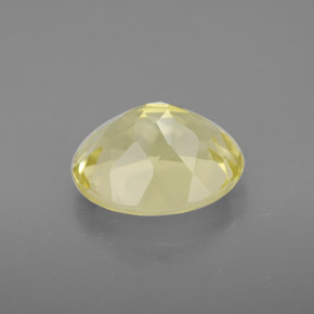 3,45 ctw natürlicher gelber Quarz, Oval Schliff, VVS-VS