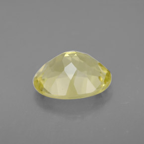 3,11 ctw natürlicher gelber Quarz, Oval Schliff, VVS