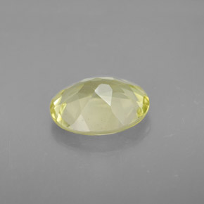 2,91 ctw natürlicher gelber Quarz, Oval Schliff, VVS