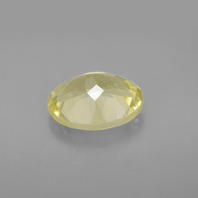 2,96 ctw natürlicher gelber Quarz, Oval Schliff, VVS