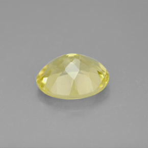 3,03 ctw natürlicher gelber Quarz, Oval Schliff, VVS