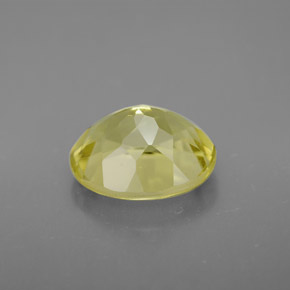 3,55 ctw natürlicher gelber Quarz, Oval Schliff, VVS-VS