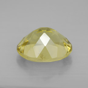 3,30 ctw natürlicher gelber Quarz, Oval Schliff, VVS