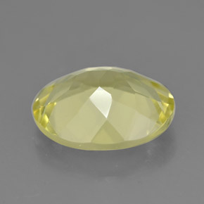 2,95 ctw natürlicher gelber Quarz, Oval Schliff, VVS