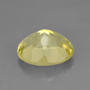 3,29 ctw natürlicher gelber Quarz, Oval Schliff, VVS