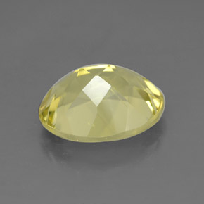 3,28 ctw natürlicher gelber Quarz, Oval Schliff, VVS