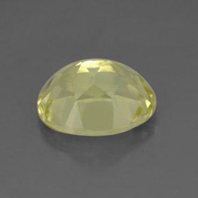 3,45 ctw natürlicher gelber Quarz, Oval Schliff, VVS