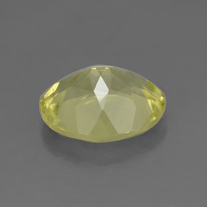 3,19 ctw natürlicher gelber Quarz, Oval Schliff, VVS