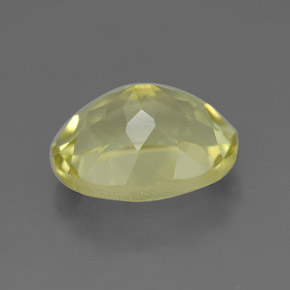 3,82 ctw natürlicher gelber Quarz, Oval Schliff, VVS