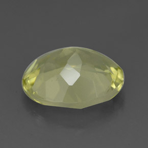 3,06 ctw natürlicher gelber Quarz, Oval Schliff, VVS-VS