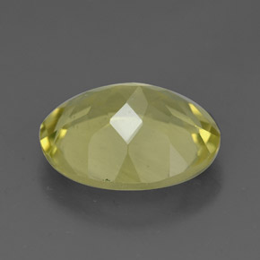 3,11 ctw natürlicher gelber Quarz, Oval Schliff, VVS