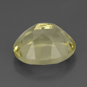 3,77 ctw natürlicher gelber Quarz, Oval Schliff, VVS