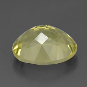 3,29 ctw natürlicher gelber Quarz, Oval Schliff, VVS