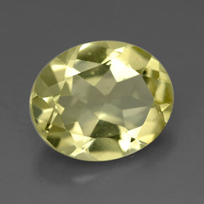 3,24 ctw natürlicher gelber Quarz, Oval Schliff, VVS