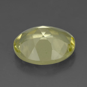 3,24 ctw natürlicher gelber Quarz, Oval Schliff, VVS