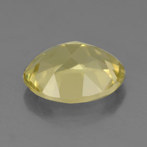 3,02 ctw natürlicher gelber Quarz, Oval Schliff, VVS