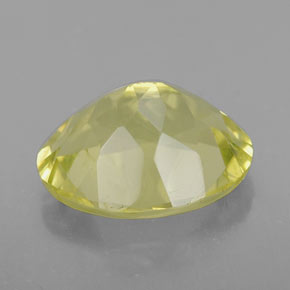 3,19 ctw natürlicher gelber Quarz, Oval Schliff, VVS