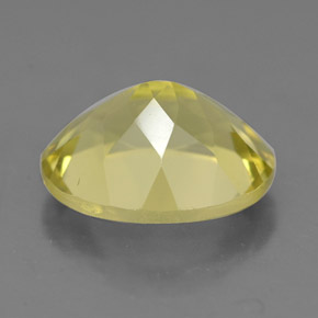 3,30 ctw natürlicher gelber Quarz, Oval Schliff, VVS