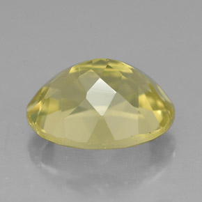 3,56 ctw natürlicher gelber Quarz, Oval Schliff, VVS