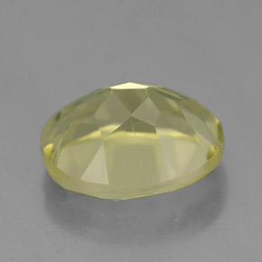 3,68 ctw natürlicher gelber Quarz, Oval Schliff, VVS-VS