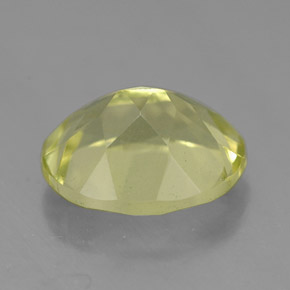 3,36 ctw natürlicher gelber Quarz, Oval Schliff, VVS-VS