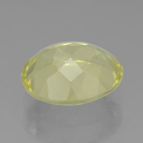 3,32 ctw natürlicher gelber Quarz, Oval Schliff, VVS