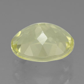 3,66 ctw natürlicher gelber Quarz, Oval Schliff, VVS