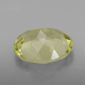 3,17 ctw natürlicher gelber Quarz, Oval Schliff, VVS