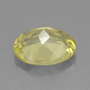 3,09 ctw natürlicher gelber Quarz, Oval Schliff, VVS