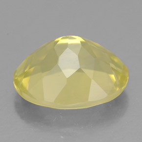 3,20 ctw natürlicher gelber Quarz, Oval Schliff, VS
