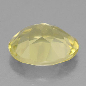 3,13 ctw natürlicher gelber Quarz, Oval Schliff, VS