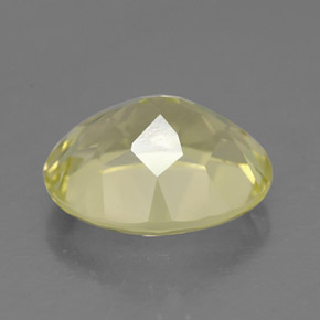 3,32 ctw natürlicher gelber Quarz, Oval Schliff, VVS